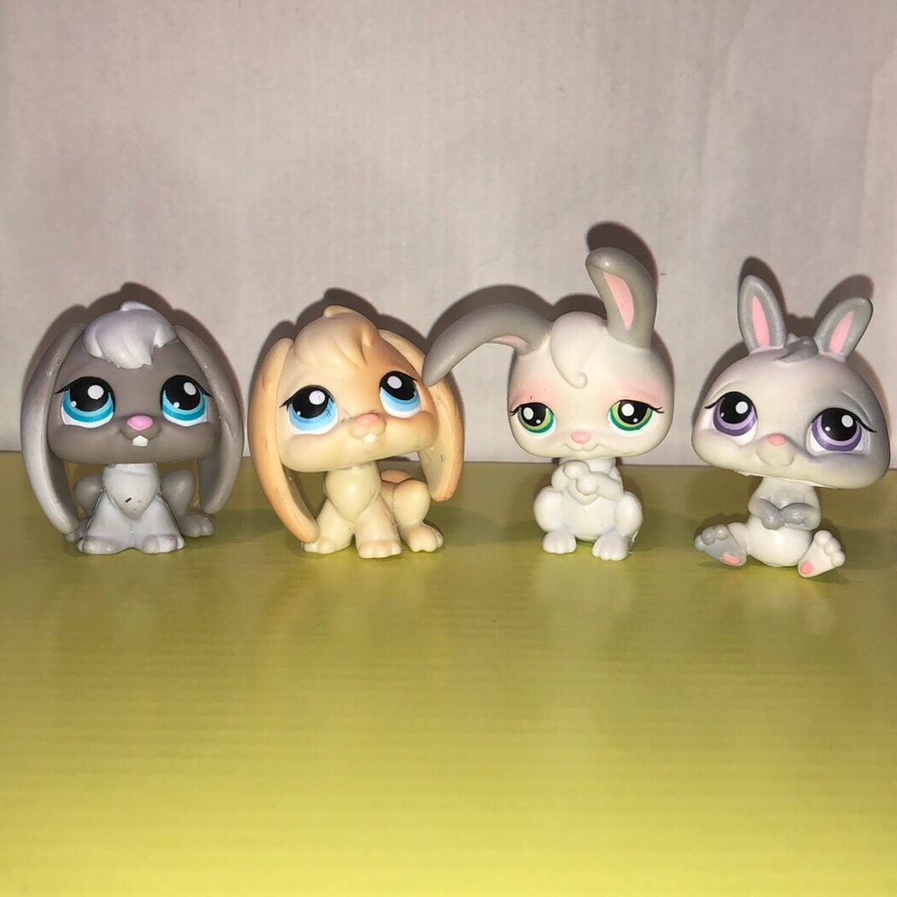 LPS Littlest Pet Shop Bunny Set (4)
